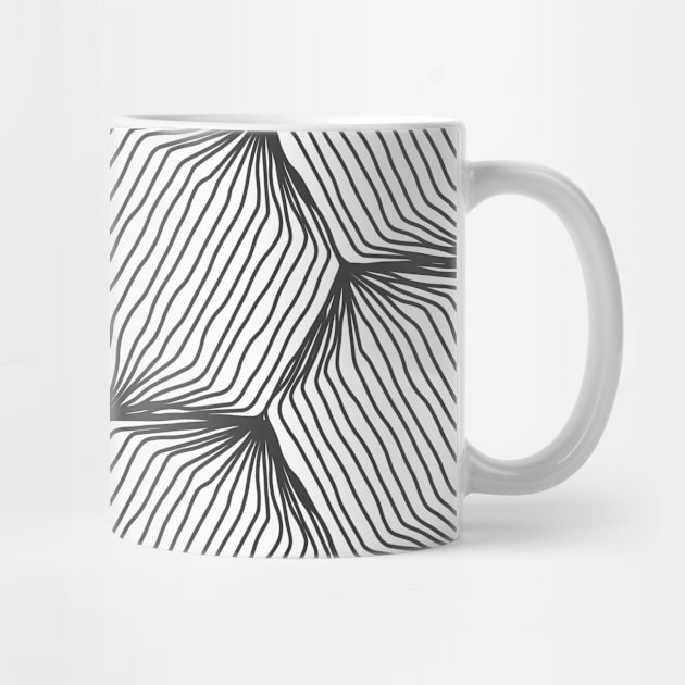 Abstract line patches pattern by Vilmos Varga